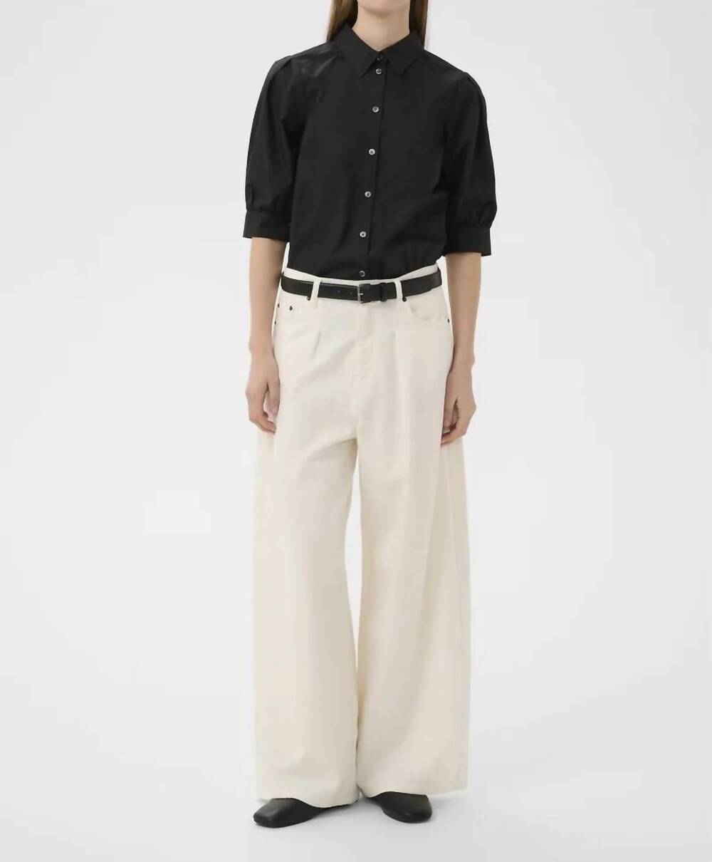 NEW INWEAR gloria relaxed-fit shirt in black